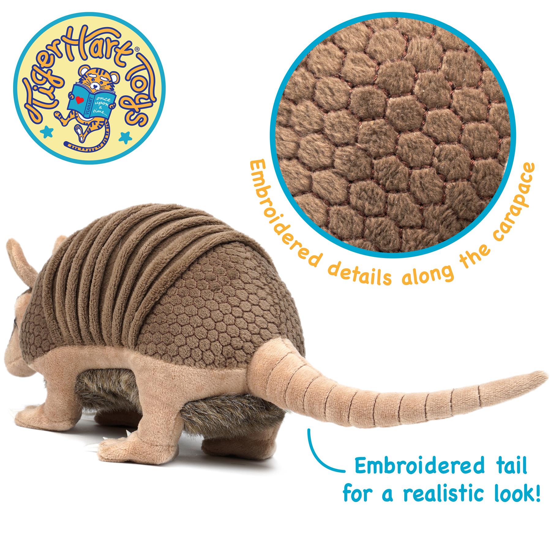 Mike The Armadillo | 10 Inch Stuffed Animal Plush | by TigerHart Toys