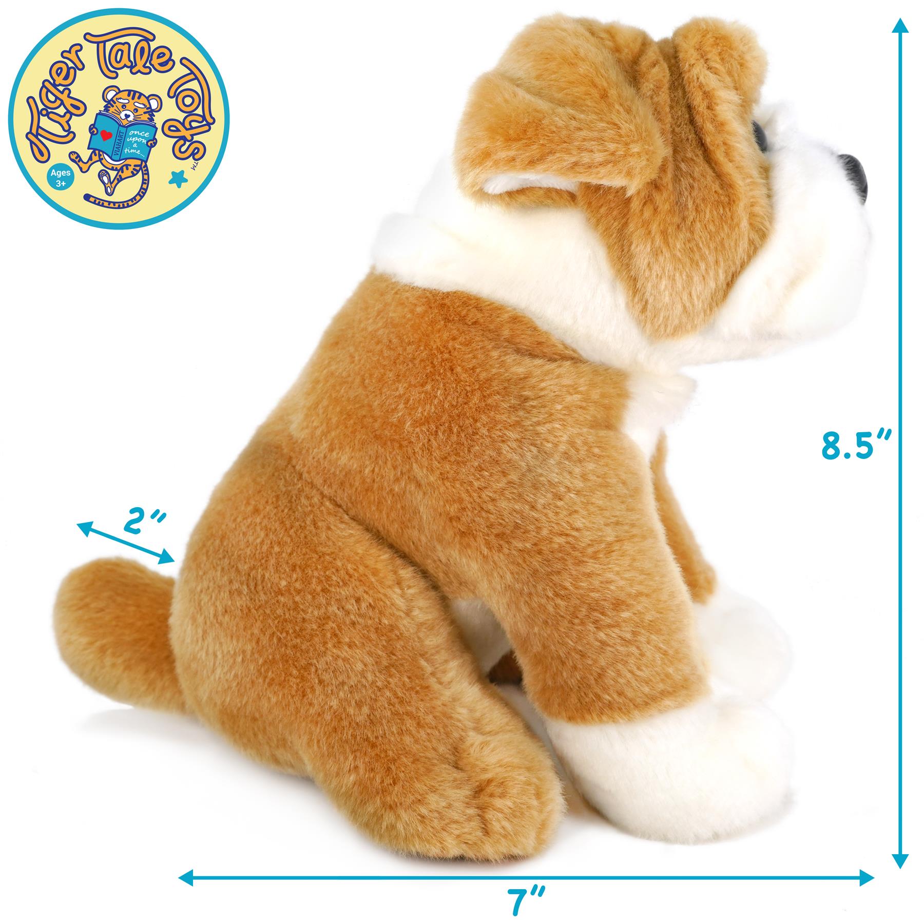 Egan The English Bulldog | 9 Inch Stuffed Animal Plush | By TigerHart Toys