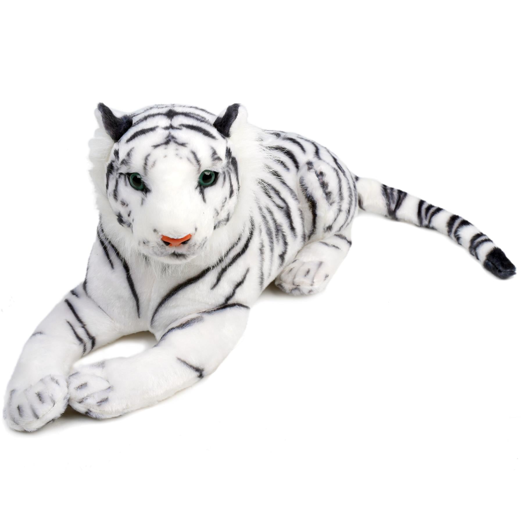 Saphed The White Tiger - Squeeze Me! | 17 Inch Stuffed Animal Plush | by TigerHart Toys