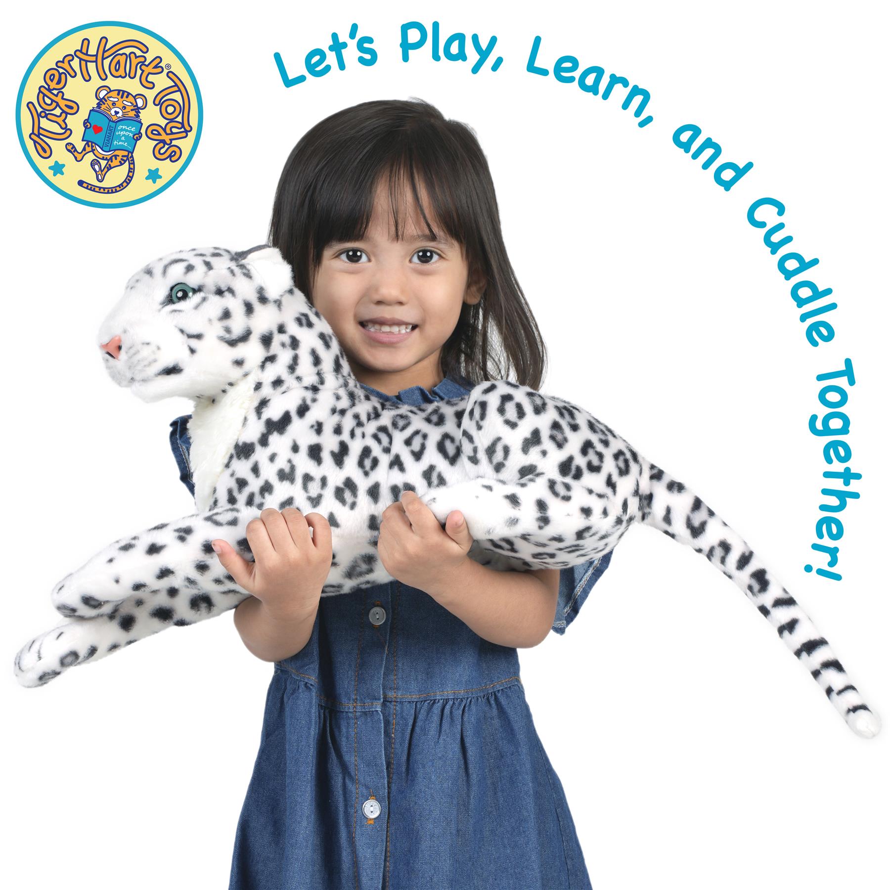 Sinovia The Snow Leopard | Squeeze Me! | 17 Inch Stuffed Animal Plush