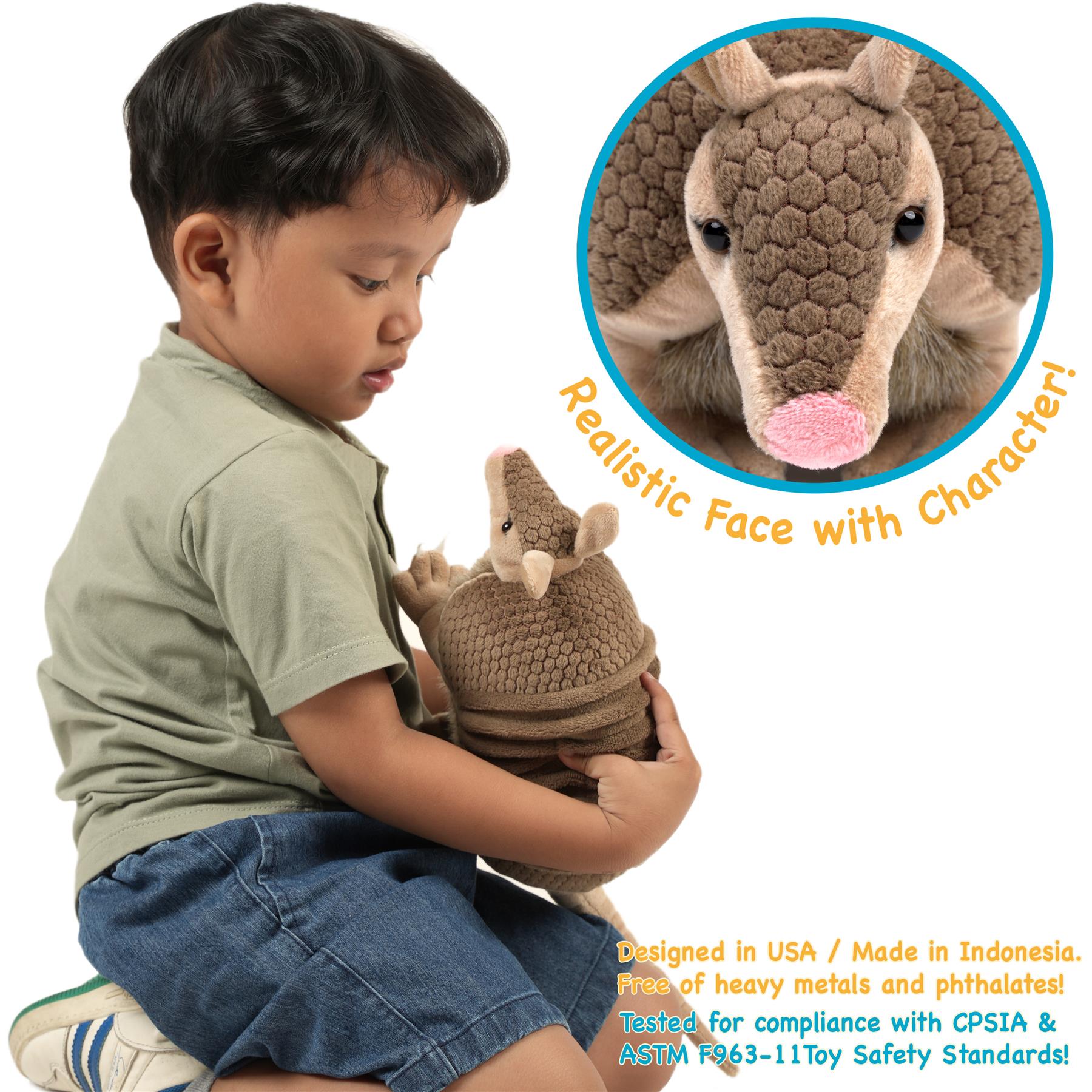 Mike The Armadillo | 10 Inch Stuffed Animal Plush | by TigerHart Toys