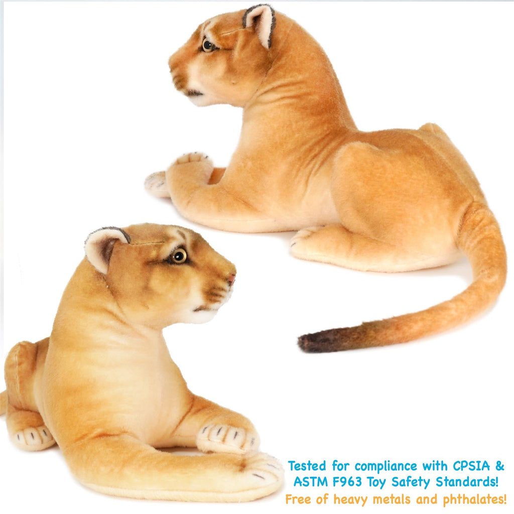 Monique The Mountain Lion | 18 Inch Stuffed Animal Plush | By TigerHart Toys