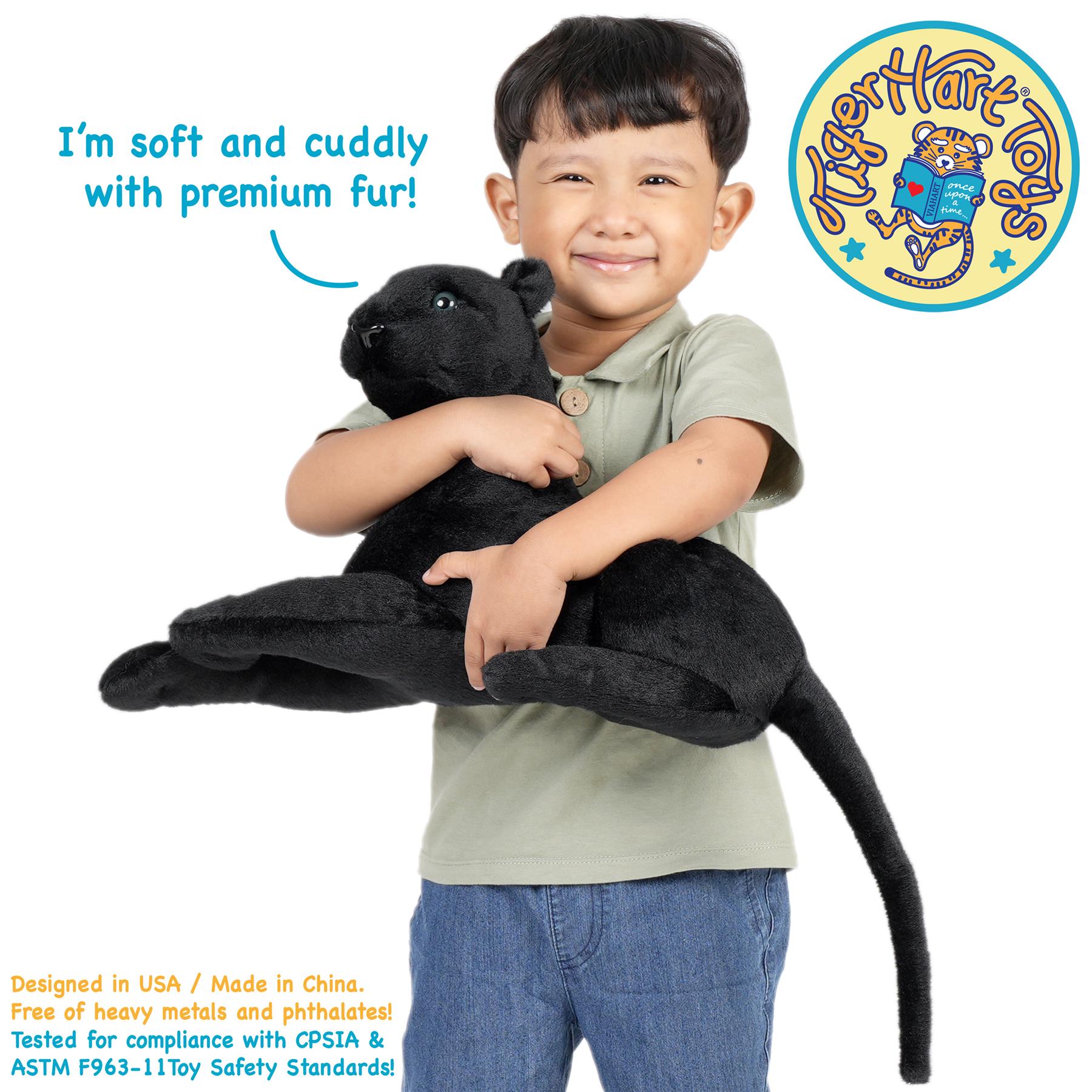 Sid The Panther - Squeeze Me! | 17 Inch Stuffed Animal Plush | by TigerHart Toys