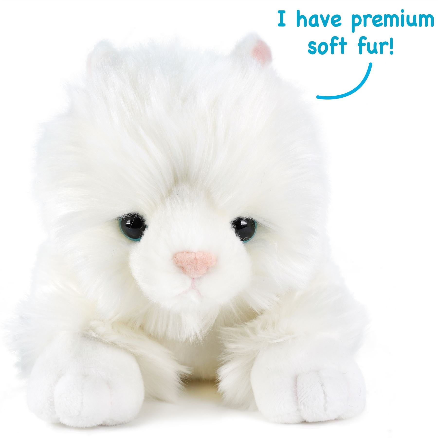 Puff The Persian Cat | 13 Inch Stuffed Animal Plush | By TigerHart Toys
