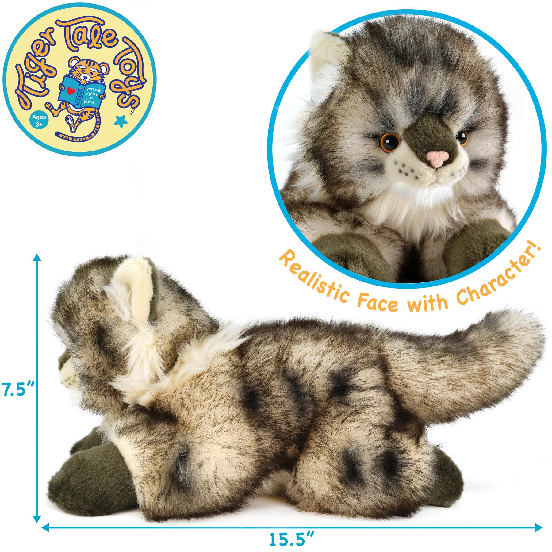 Ricky The Maine Coon | 16 Inch Stuffed Animal Plush | By TigerHart Toys