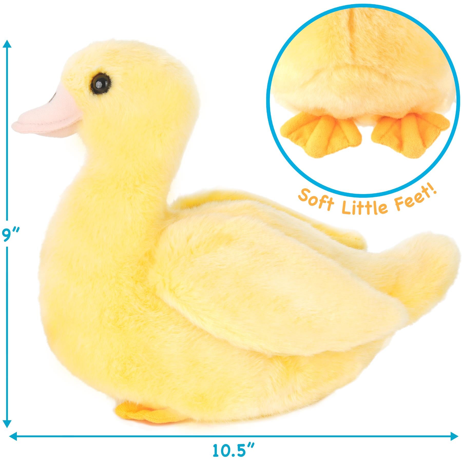 Dani the Duckling | 11 Inch Stuffed Animal Plush | By TigerHart Toys