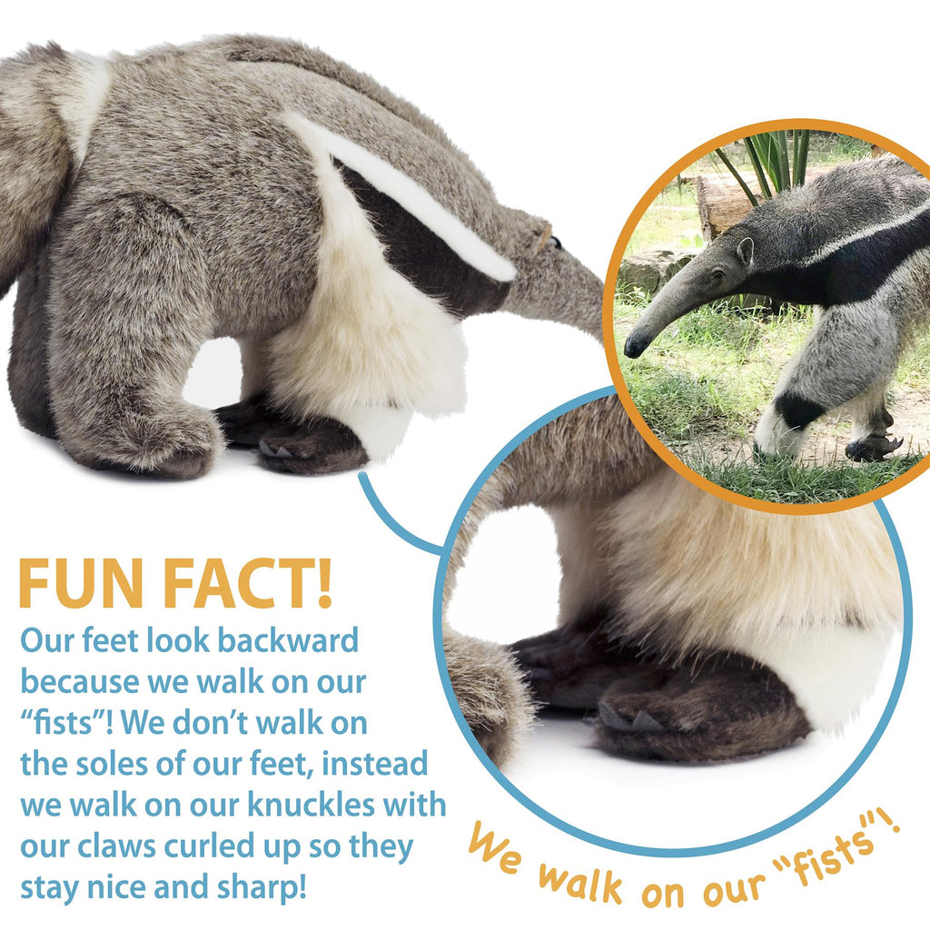 Arsenio The Anteater | 18 Inch Stuffed Animal Plush | By TigerHart Toys