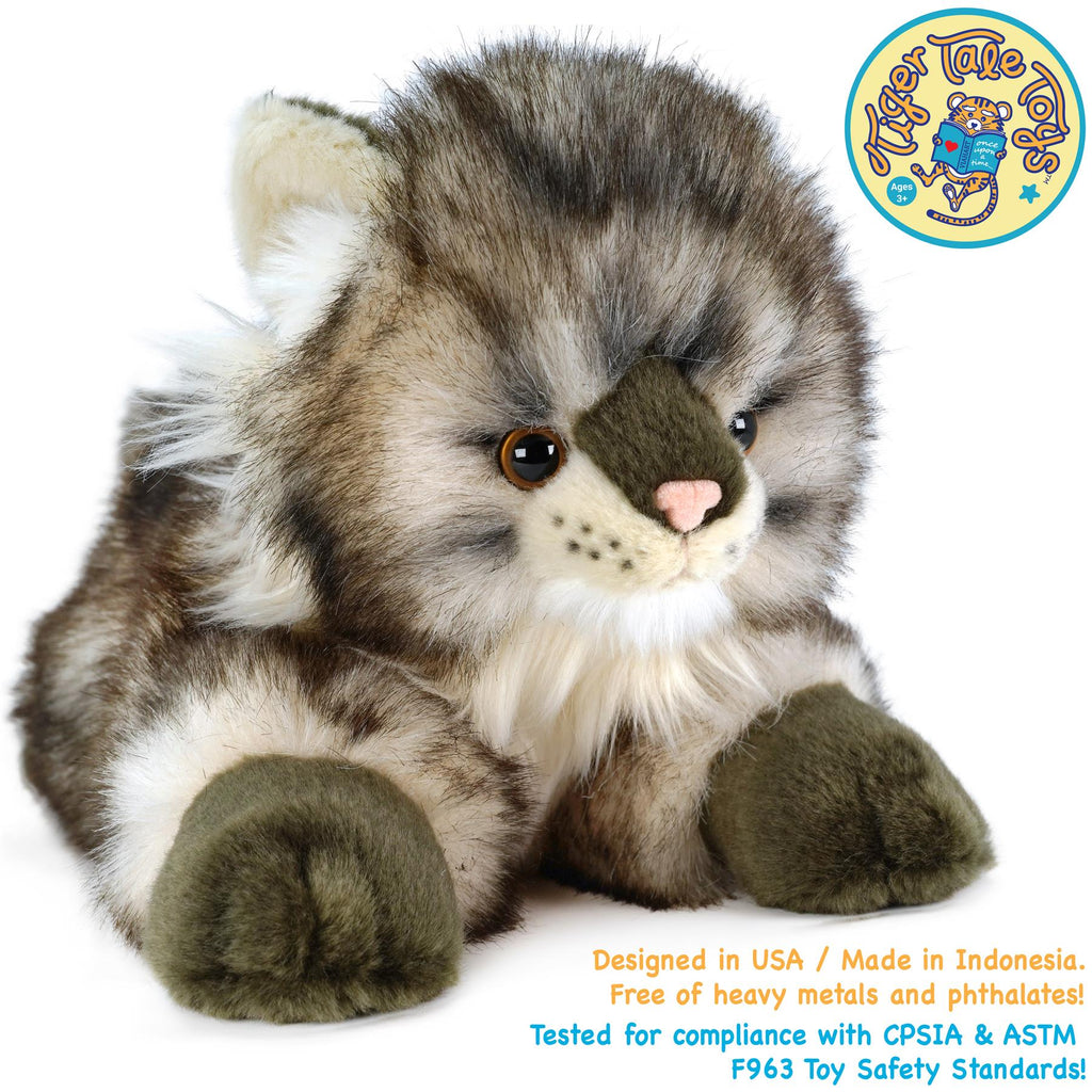 Ricky The Maine Coon | 16 Inch Stuffed Animal Plush | By TigerHart Toys