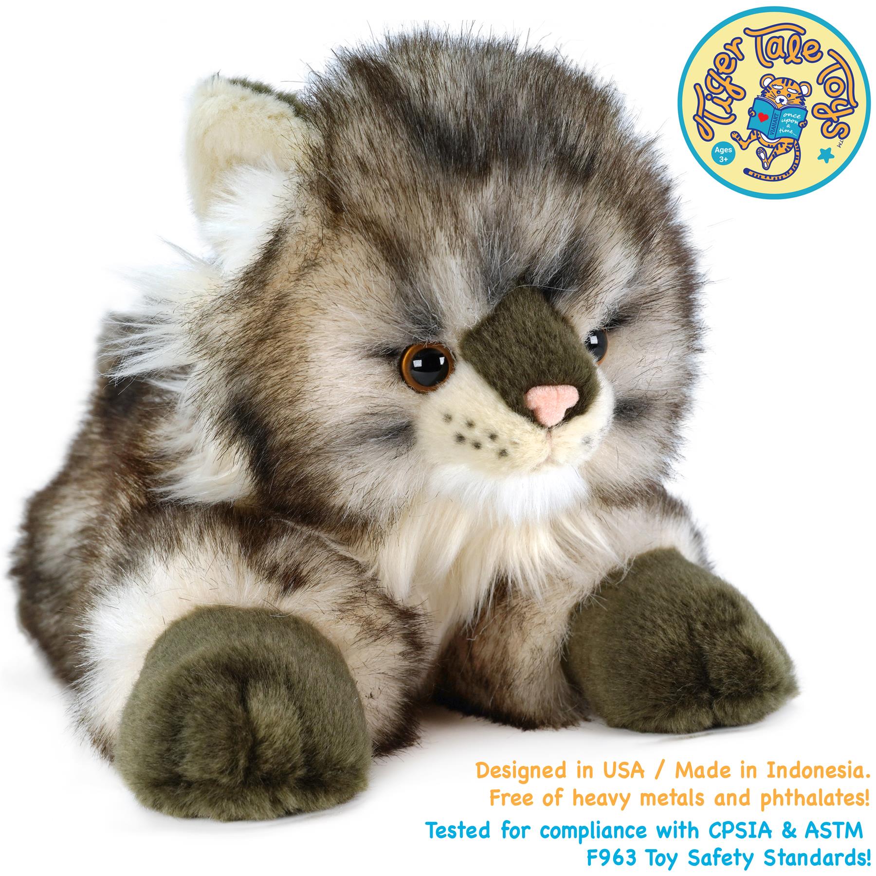 Ricky The Maine Coon | 16 Inch Stuffed Animal Plush | By TigerHart Toys