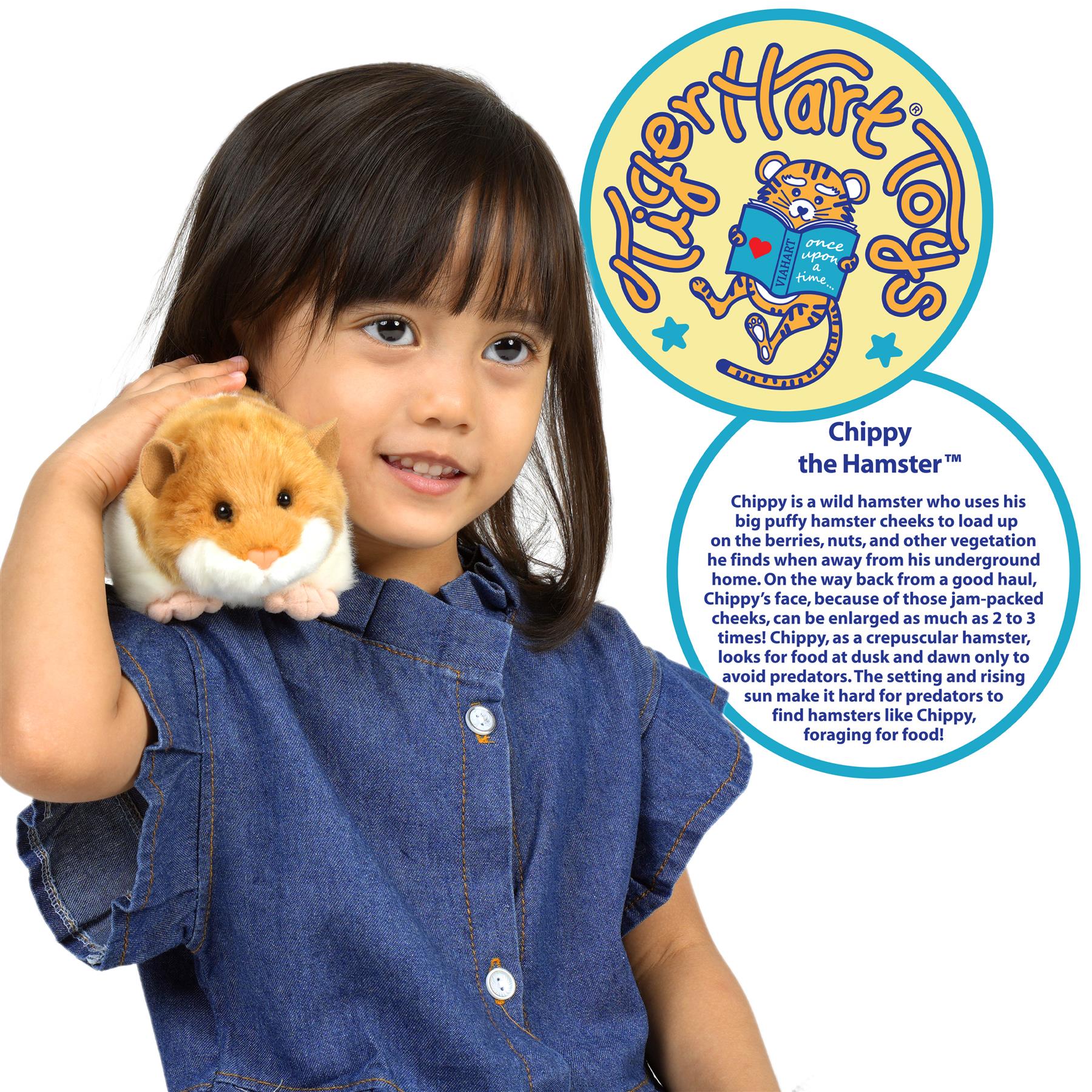 Chippy The Hamster | 6.5 Inch Stuffed Animal Plush | by TigerHart Toys