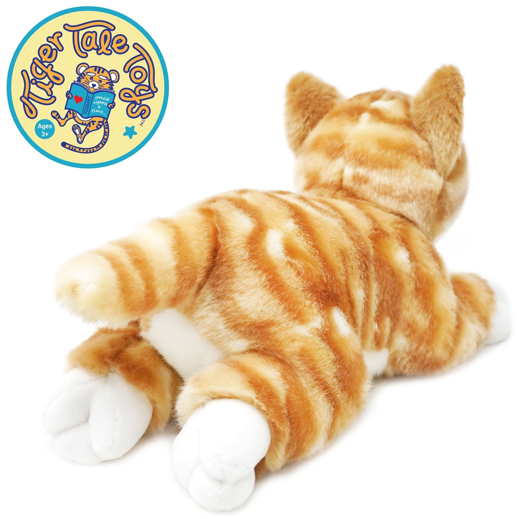 Tamarr The Orange Tabby Cat | 10 Inch Stuffed Animal Plush | By TigerHart Toys