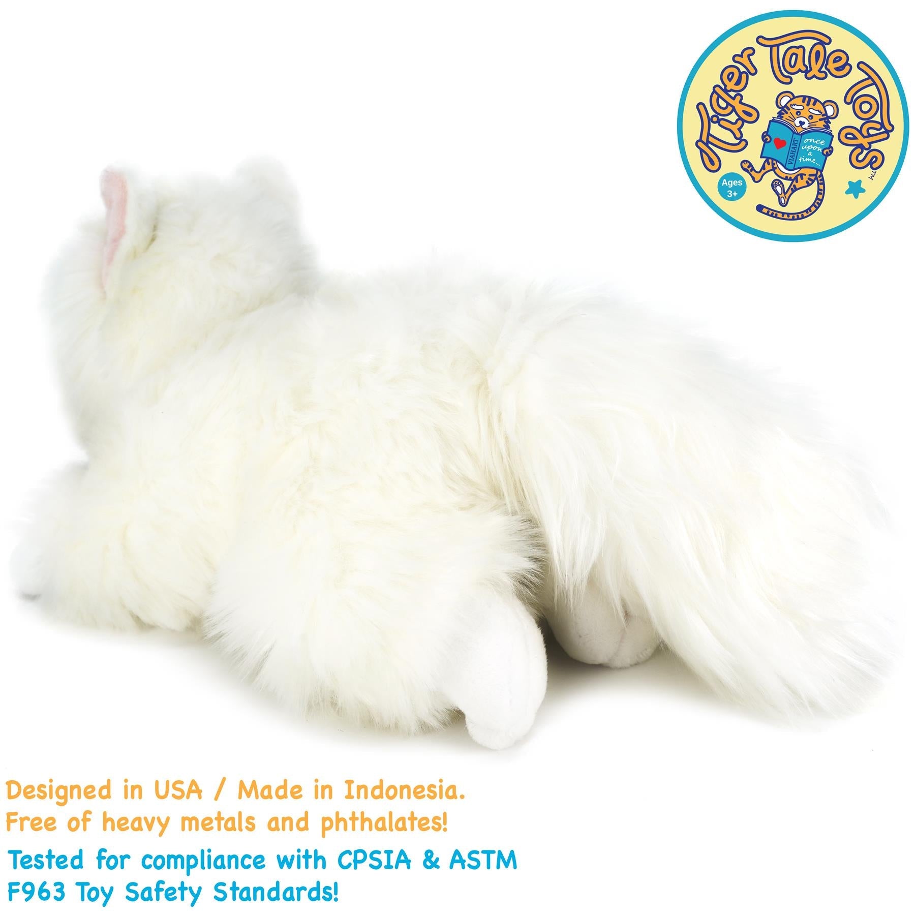 Puff The Persian Cat | 13 Inch Stuffed Animal Plush | By TigerHart Toys