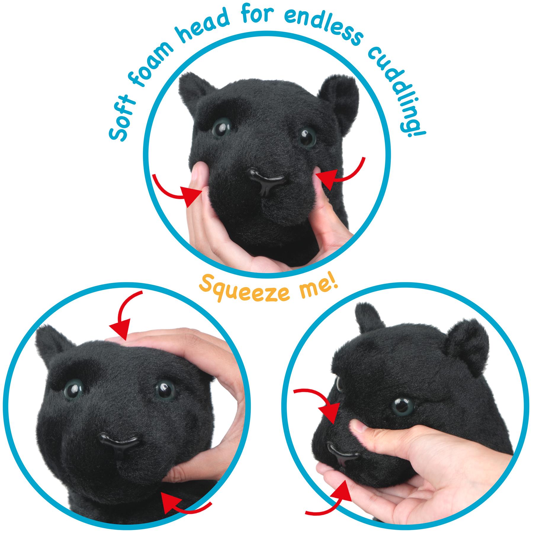 Sid The Panther - Squeeze Me! | 17 Inch Stuffed Animal Plush | by TigerHart Toys