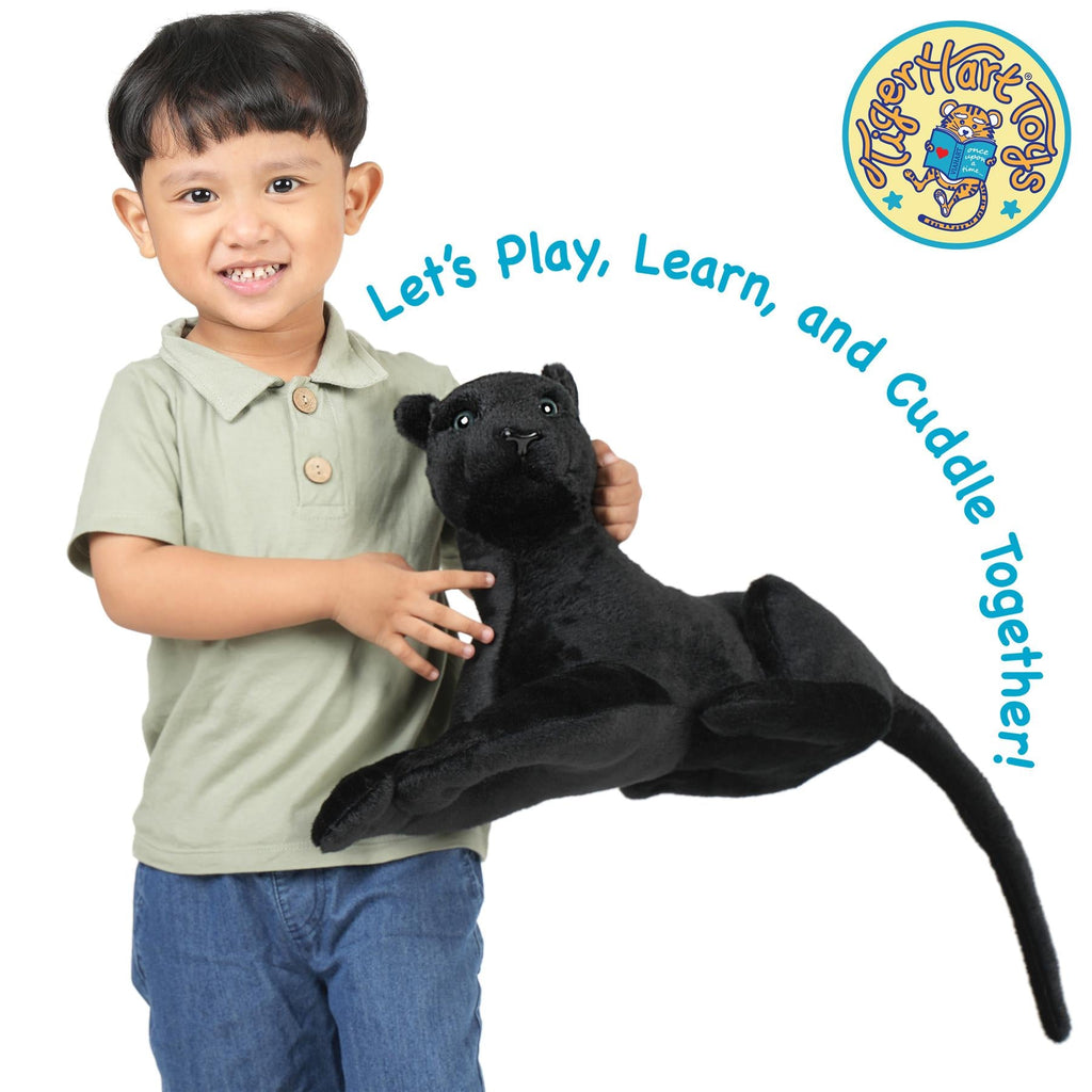 Sid The Panther - Squeeze Me! | 17 Inch Stuffed Animal Plush | by TigerHart Toys
