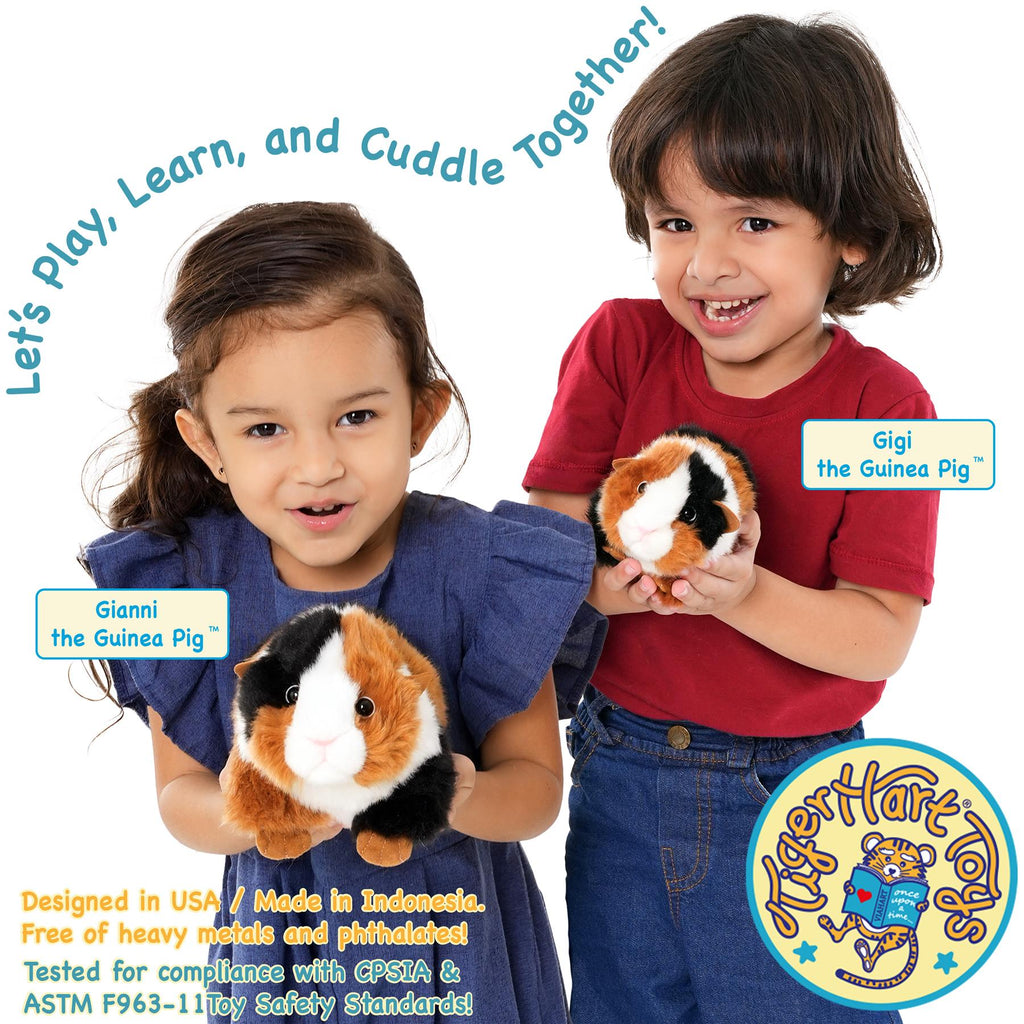 Gianni The Guinea Pig | 9 Inch Stuffed Animal Plush | by TigerHart Toys