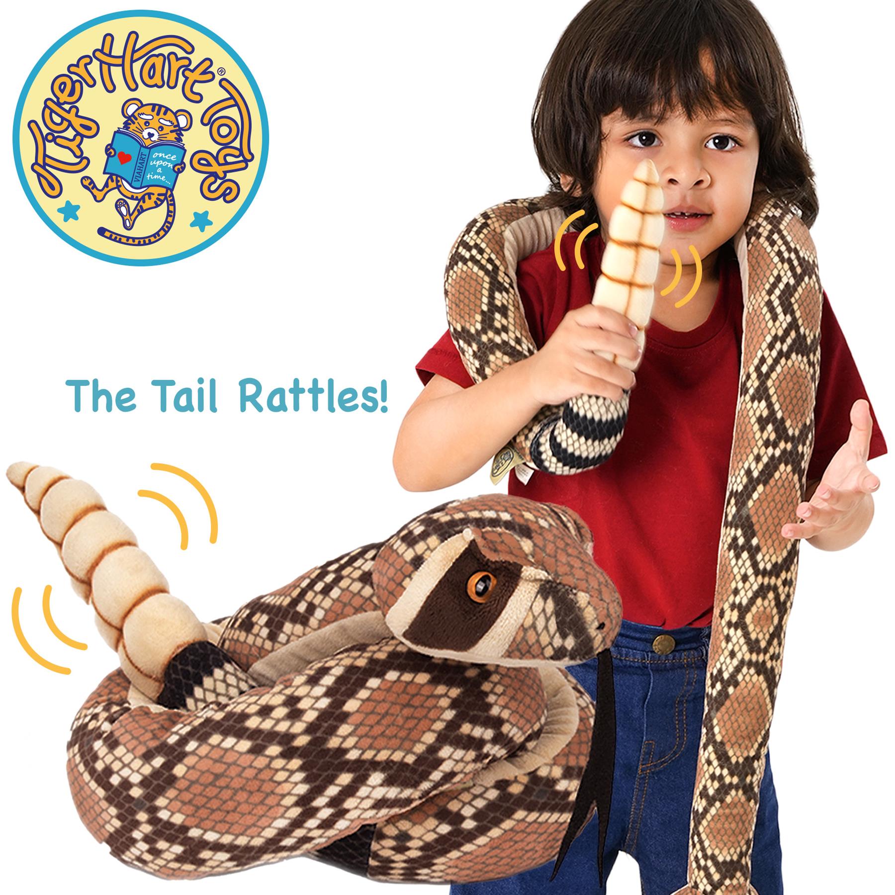 Rambo The Rattlesnake | 55 Inch Stuffed Animal Plush | by TigerHart Toys