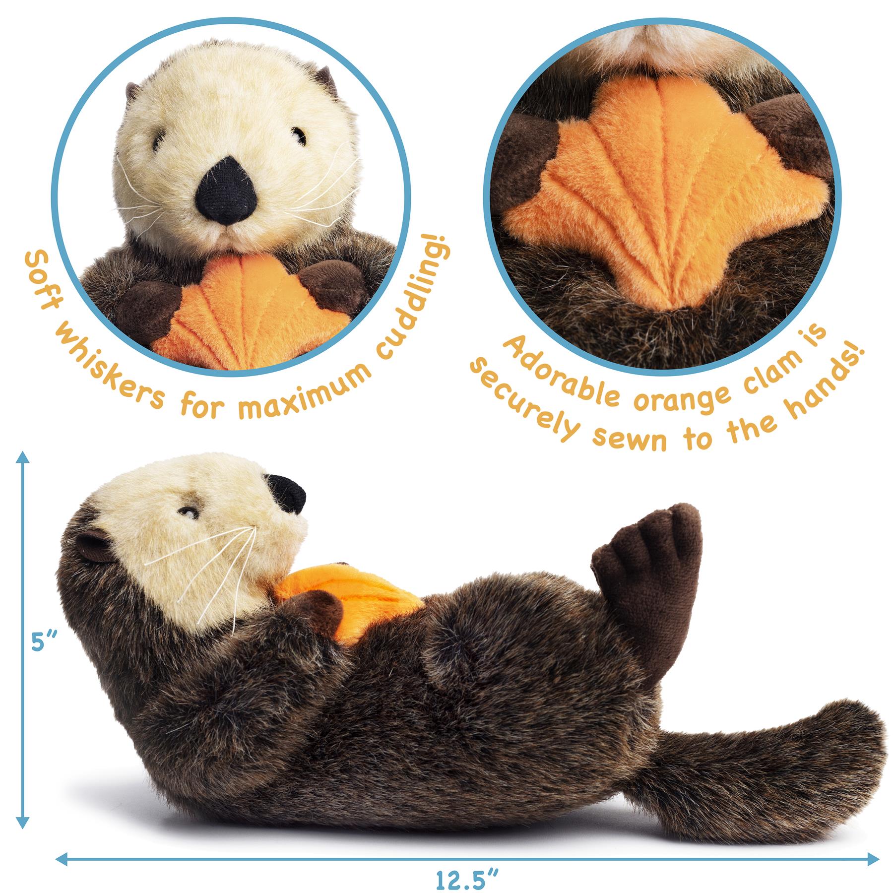 Owen The Sea Otter | 13 Inch Stuffed Animal Plush | By TigerHart Toys